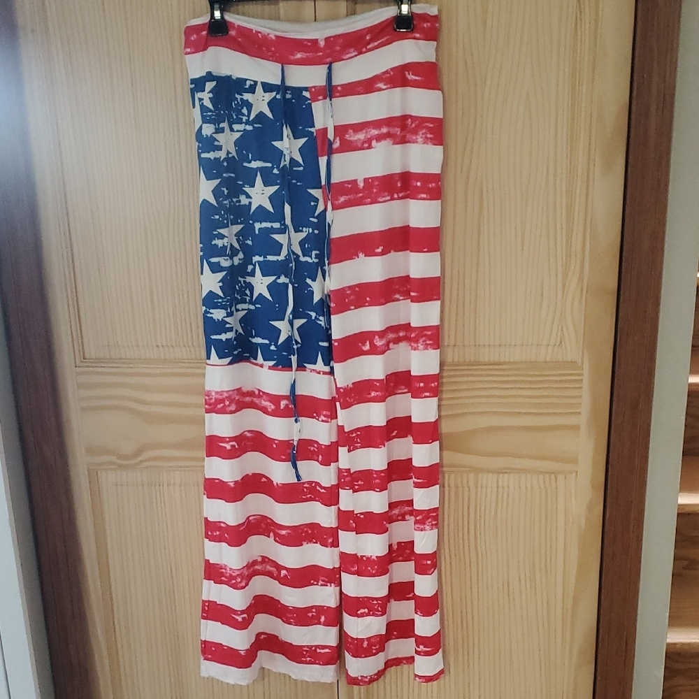 Patriotic Red, White, and Blue Pants